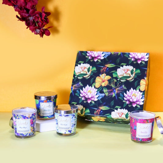 Gift Pack With 4 Candles