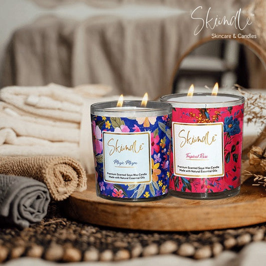 Gift Pack With 2 Candles - Double Wick