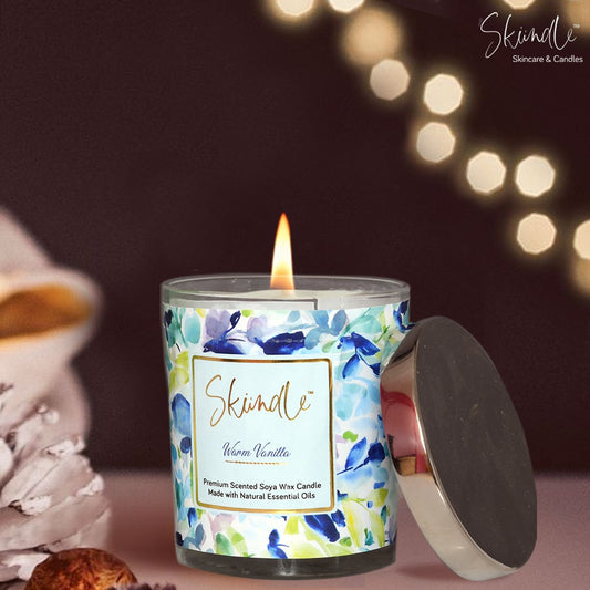 Warm Vanilla Scented Candle